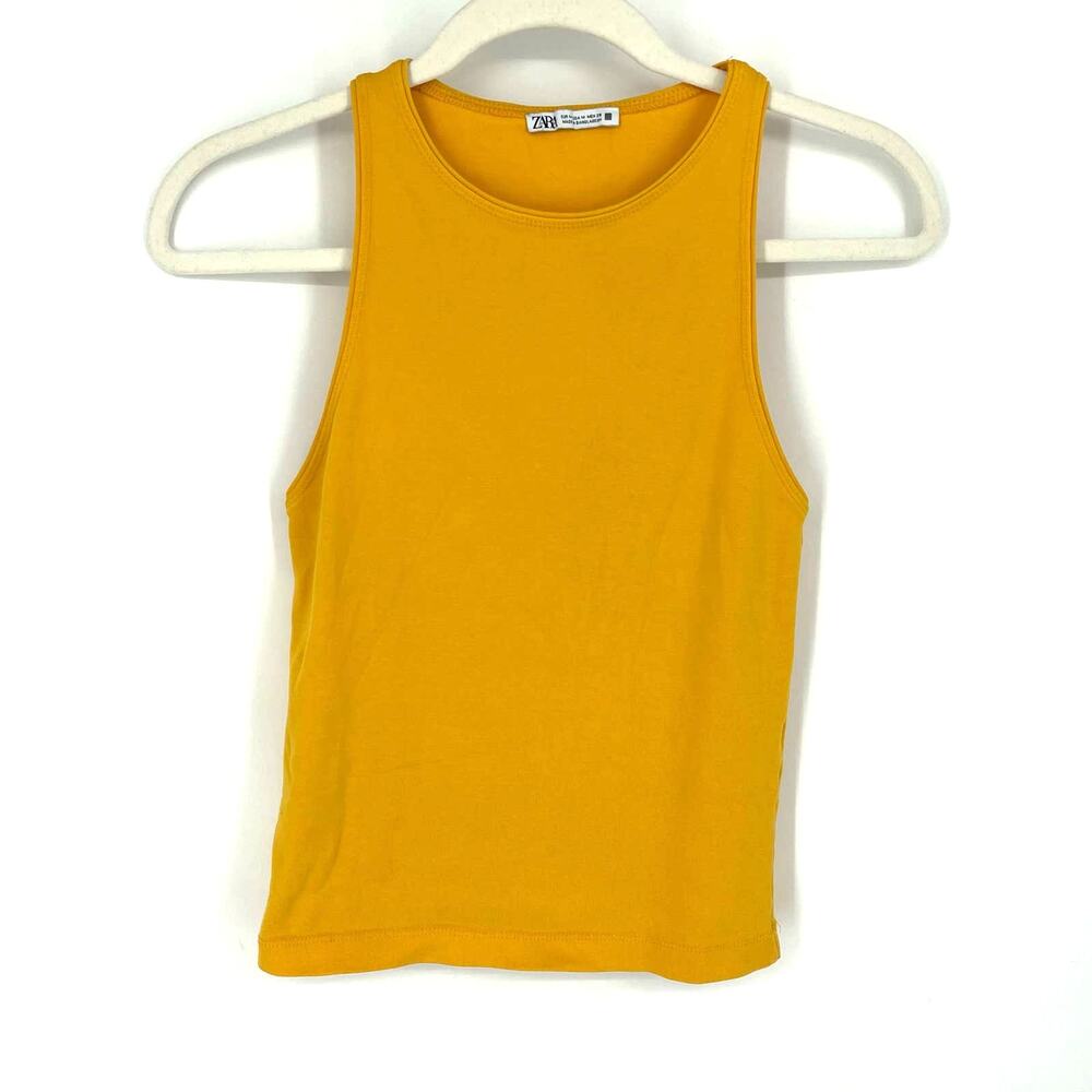 Zara Sunflower Golden‎ Yellow Tank Medium Cotton